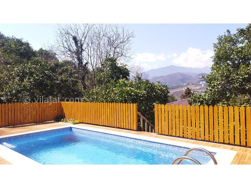 عکس شماره 810668 - اجاره ویلا جنگلی با استخر روباز رامسر - 