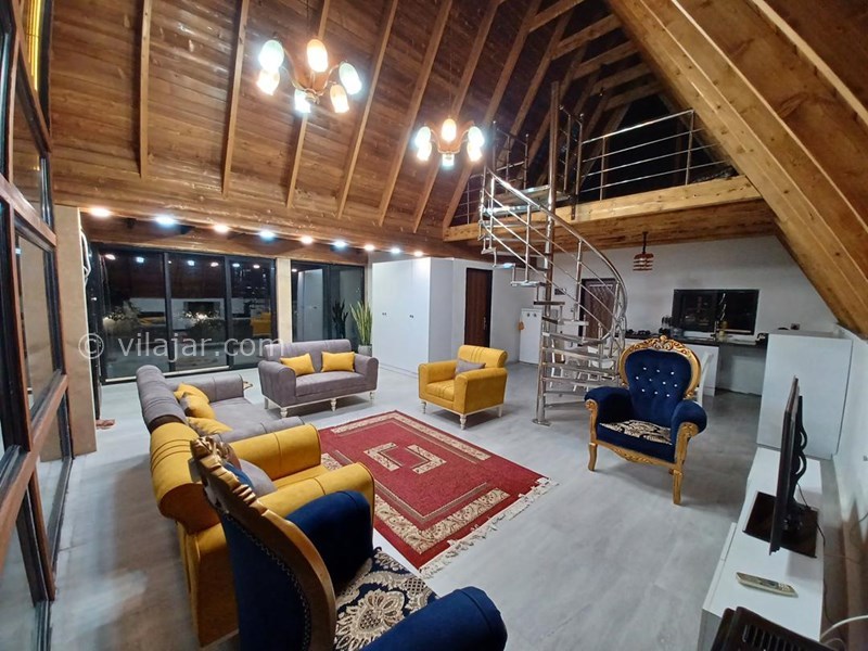 عکس شماره 811367 - کلبه چوبی با جکوزی در نور مازندران - 