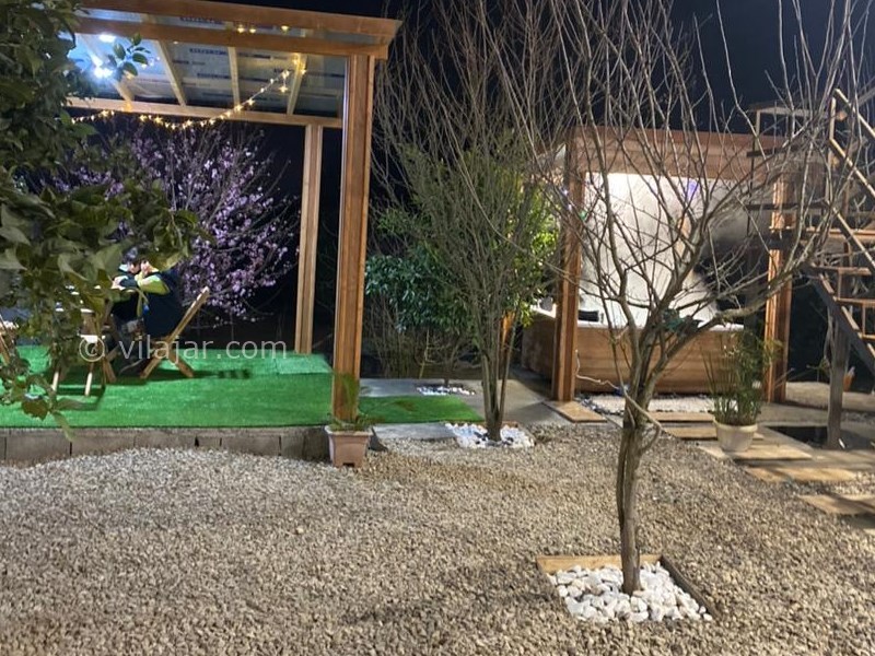 عکس شماره 811376 - کلبه چوبی با جکوزی در نور مازندران - 