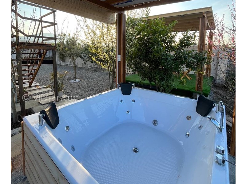 عکس شماره 811401 - کلبه چوبی با جکوزی در نور مازندران - 