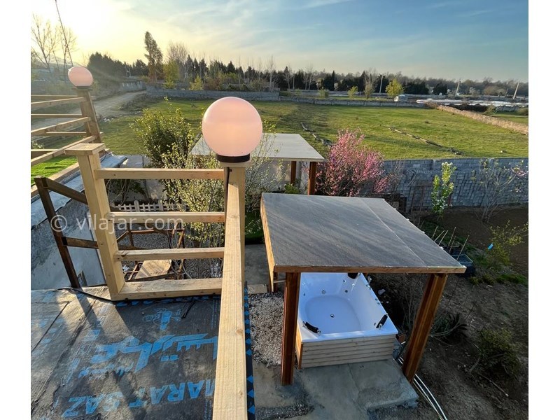 عکس شماره 811418 - کلبه چوبی با جکوزی در نور مازندران - 