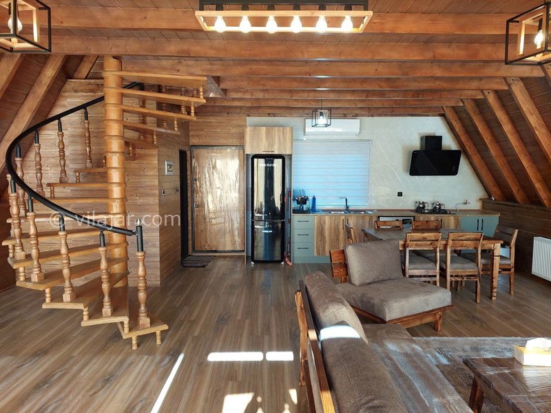 عکس شماره 812767 - کلبه چوبی در تنکابن با استخر روباز - 