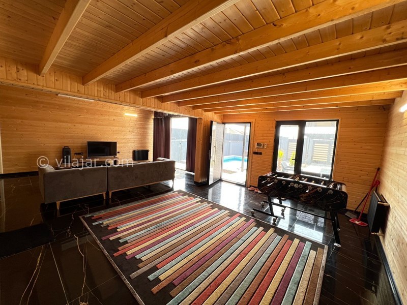 عکس شماره 813531 - اجاره ویلا چوبی با استخر روباز نور - 