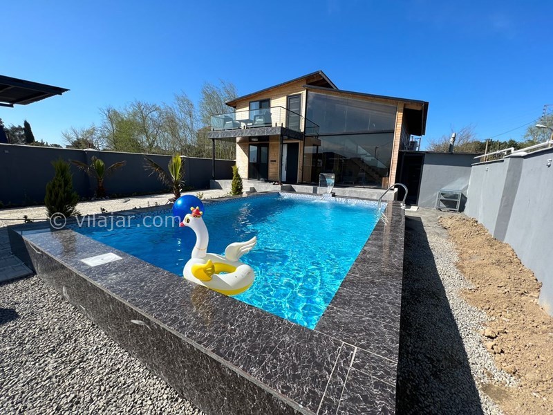 عکس شماره 813542 - اجاره ویلا چوبی با استخر روباز نور - 