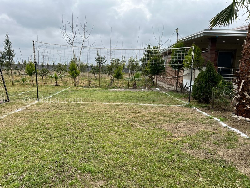 عکس شماره 814058 - رزرو ویلا استخردار با برکه آب - زمین والیبال