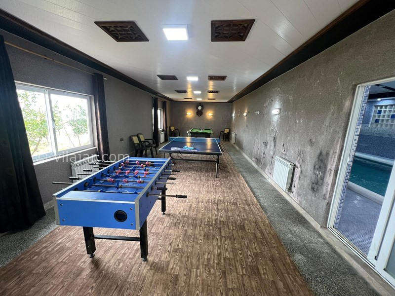 عکس شماره 814066 - رزرو ویلا استخردار با برکه آب - سالن بازی