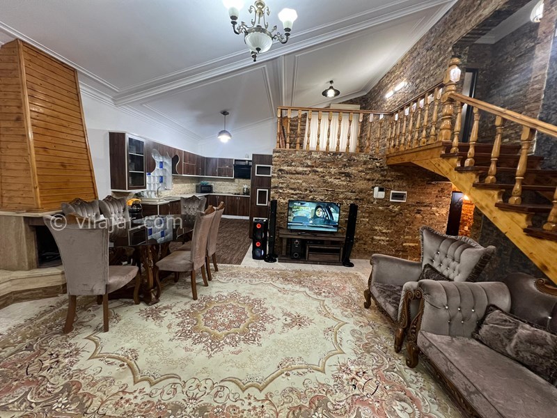 عکس شماره 814078 - رزرو ویلا استخردار با برکه آب -