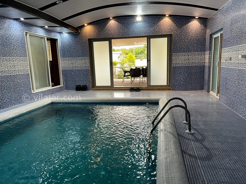 عکس شماره 814087 - رزرو ویلا استخردار با برکه آب -