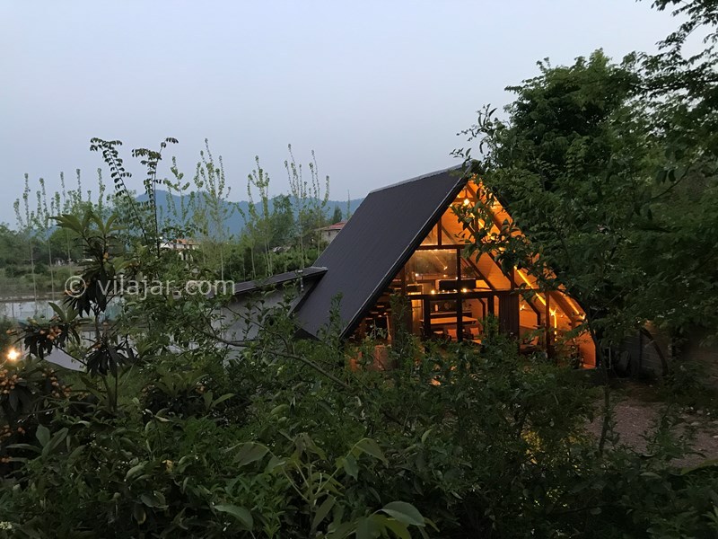 عکس شماره 815298 - اجاره کلبه سوییسی چوبی ماسال - نمای زیبای کلبه یادگار