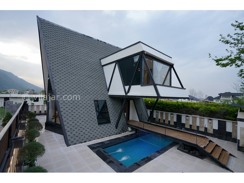 عکس شماره 817204 - اجاره ویلا با استخر روباز چالوس - 