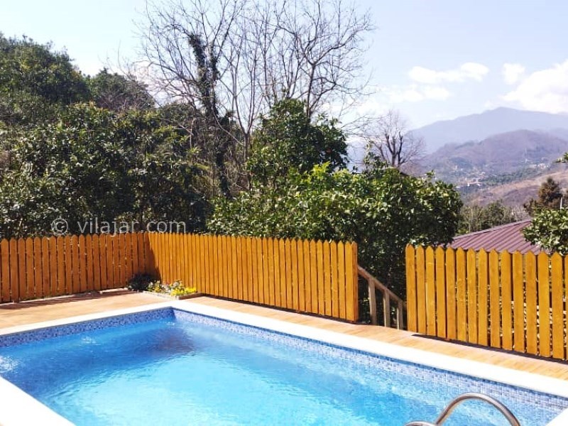 عکس شماره 817674 - اجاره ویلا جنگلی با استخر روباز رامسر - 