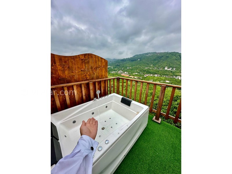 عکس شماره 817990 - کلبه چوبی با جکوزی ویو جنگل و دریا - 