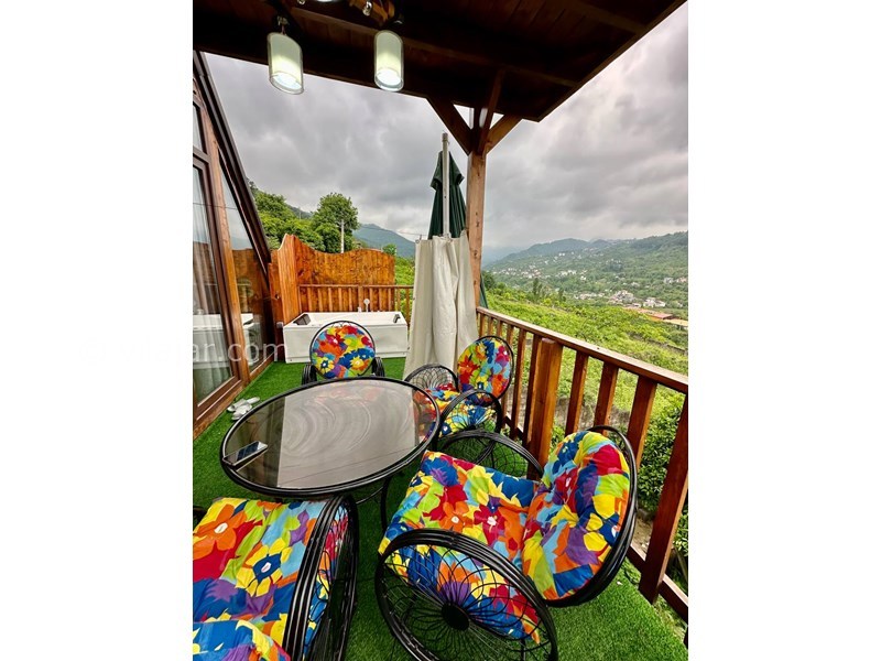 عکس شماره 817991 - کلبه چوبی با جکوزی ویو جنگل و دریا - 