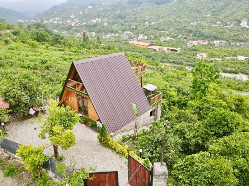 عکس شماره 817996 - کلبه چوبی با جکوزی ویو جنگل و دریا - 