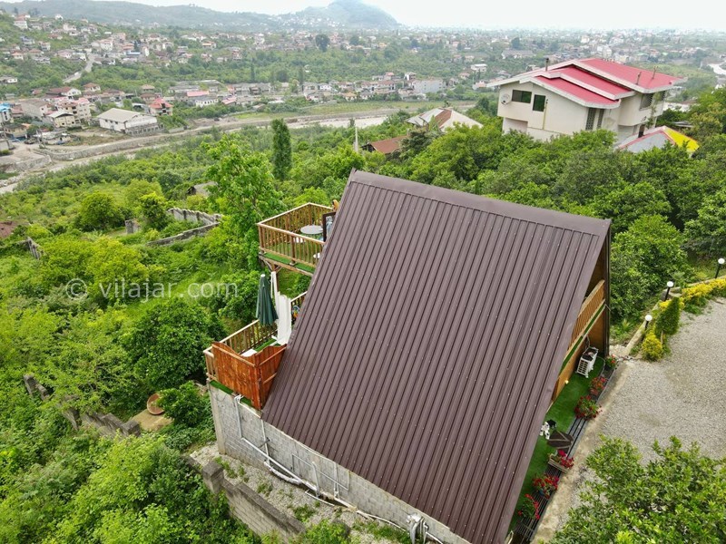 عکس شماره 817998 - کلبه چوبی با جکوزی ویو جنگل و دریا - 