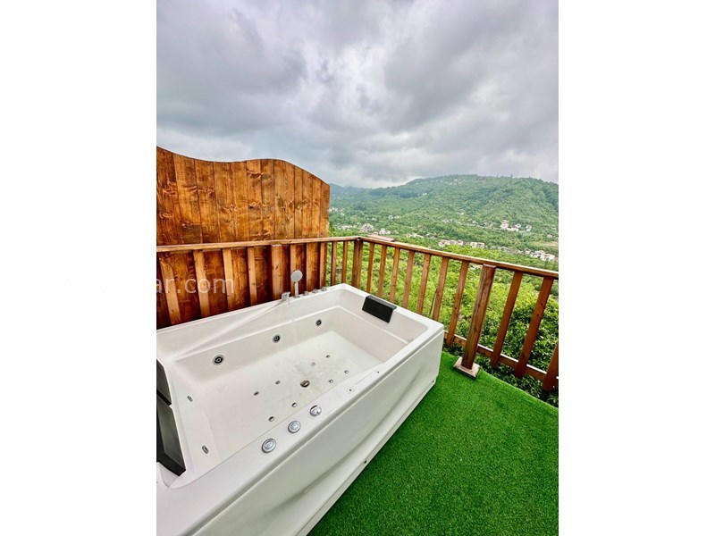 عکس شماره 817999 - کلبه چوبی با جکوزی ویو جنگل و دریا - 