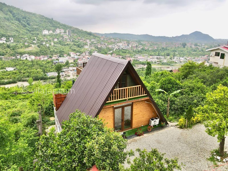 عکس شماره 818007 - کلبه چوبی با جکوزی ویو جنگل و دریا - 