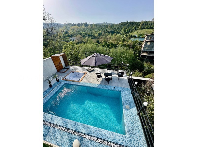 عکس شماره 818033 - کلبه چوبی با استخر و جکوزی رامسر - 