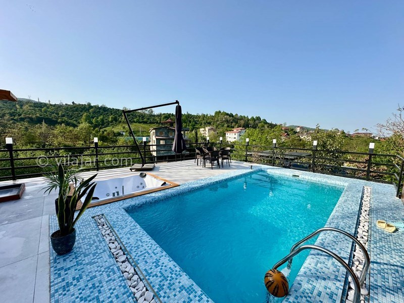 عکس شماره 818036 - کلبه چوبی با استخر و جکوزی رامسر - 