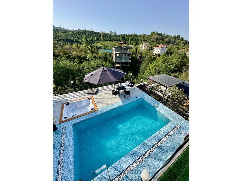 عکس شماره 818038 - کلبه چوبی با استخر و جکوزی رامسر - 