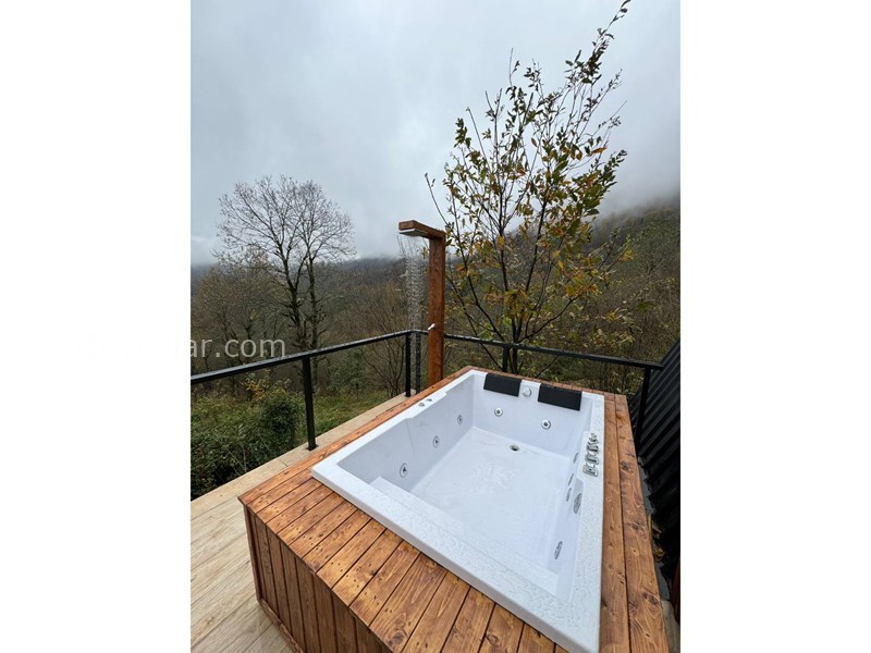 عکس شماره 818073 - کلبه چوبی جنگلی با جکوزی رامسر - 