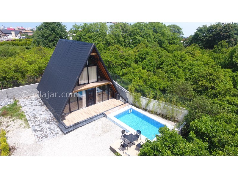 عکس شماره 819069 - کلبه چوبی در تنکابن با استخر روباز - 