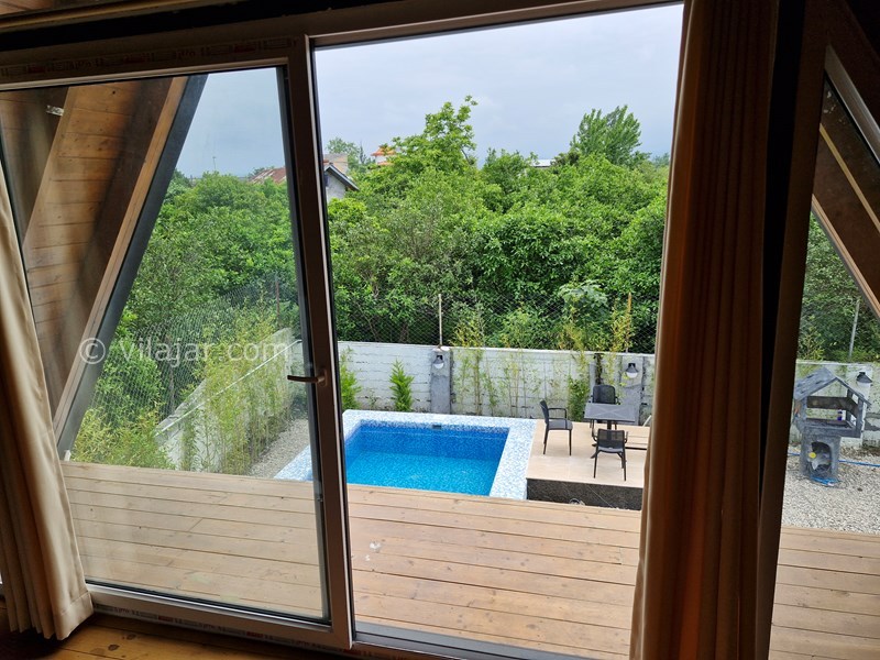 عکس شماره 819070 - کلبه چوبی در تنکابن با استخر روباز - 