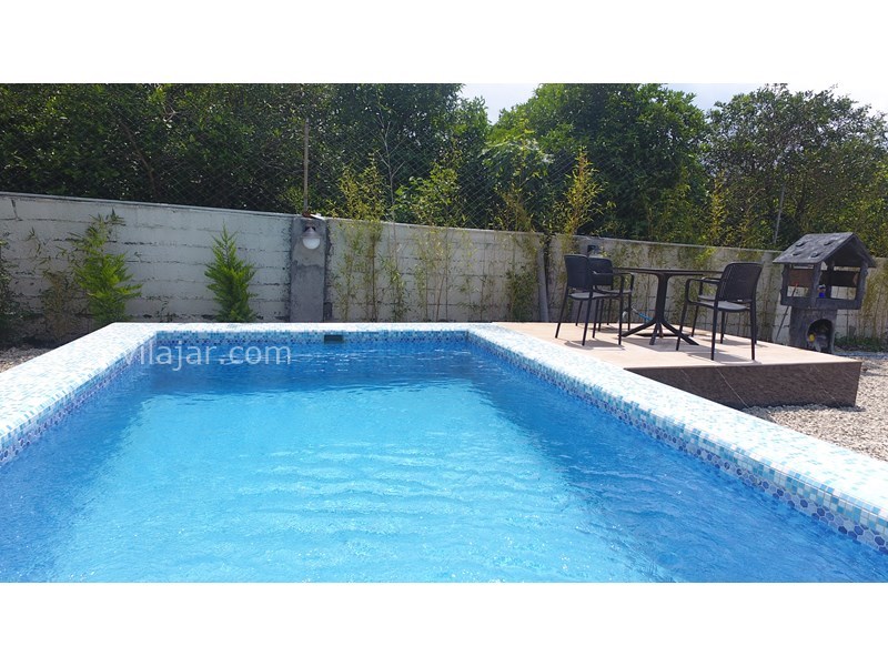 عکس شماره 819073 - کلبه چوبی در تنکابن با استخر روباز - 