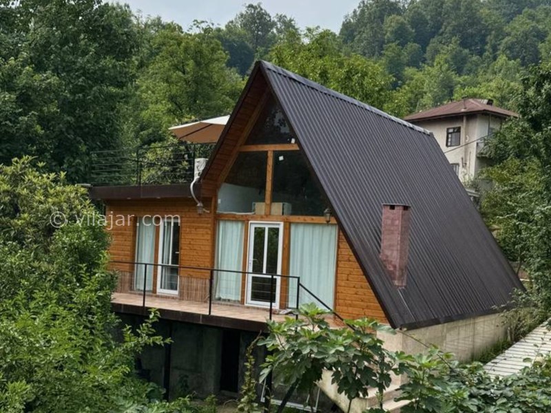 عکس شماره 827742 - کلبه چوبی سوئیسی با استخر رامسر - 