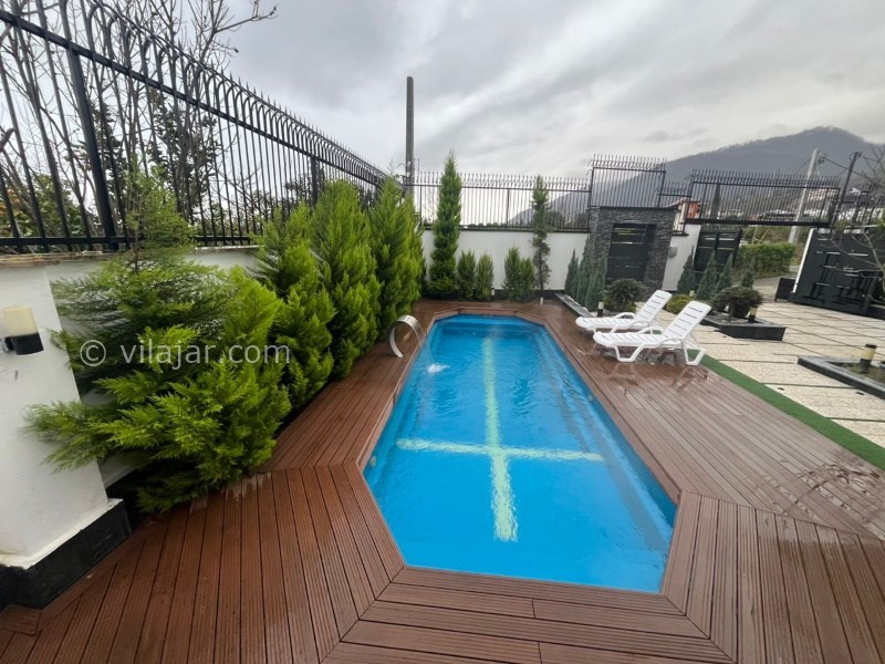 عکس شماره 828012 - ویلا استخرروباز مدرن با جکوزی نوشهر - 