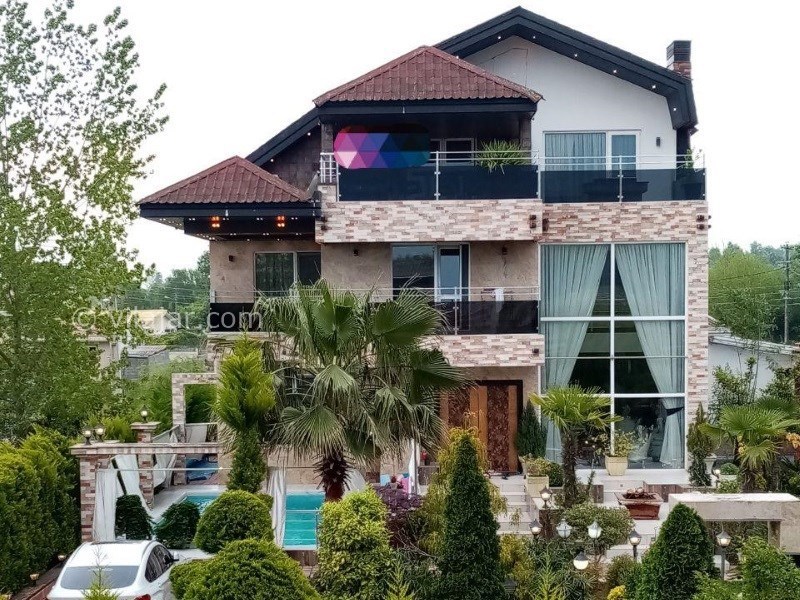 عکس شماره 837773 - اجاره ویلا جنگلی استخر روباز آبگرم - 