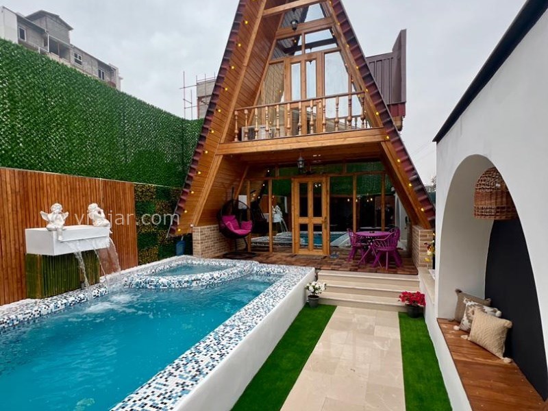 عکس شماره 842714 - کلبه چوبی با استخر جکوزی رامسر -