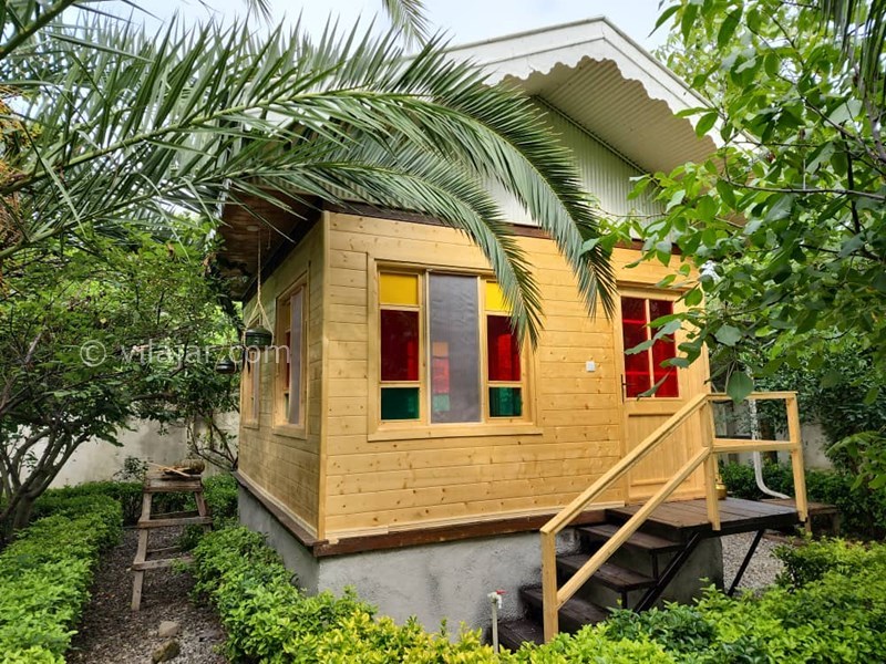 عکس شماره 843348 - اجاره ویلا باغ در ماسال - کلبه چوبی مجهز به تجهیزات گرمایش و سرمایش و یخچال 