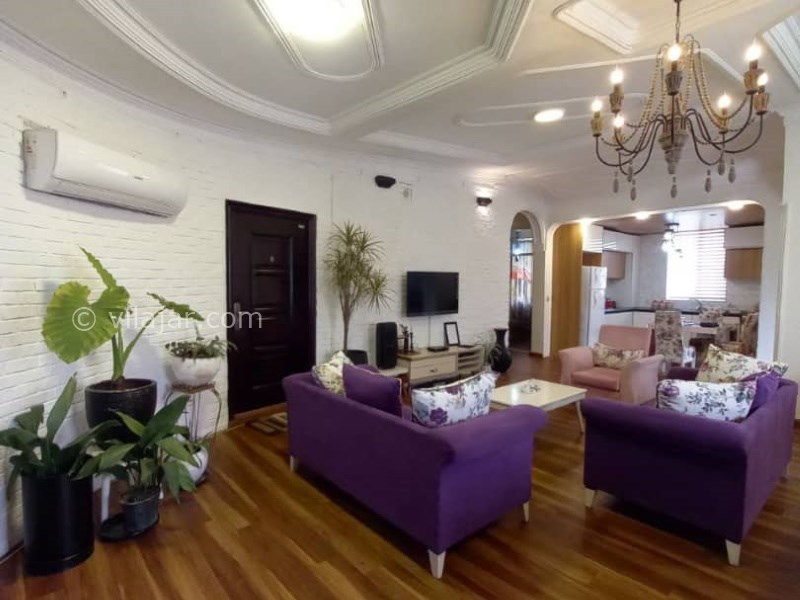 عکس شماره 843630 - ویلا با استخر چهارفصل محمودآباد - سالن پذیرایی نور پردازی و تلویزیون 42 اینچ وسایل صوتی و تصویری 