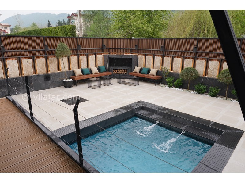 عکس شماره 845561 - اجاره ویلا با استخر روباز چالوس - 