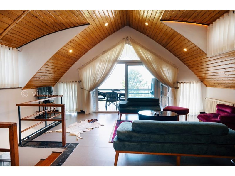 عکس شماره 849293 - اجاره ویلای لب دریا در رامسر - حال و پذیرایی ویلای ساحلی پلاک 1 دو خواب بدون استخر واحد جلویی