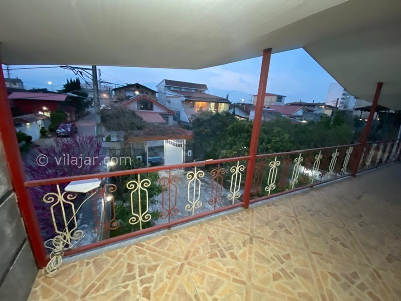 عکس شماره 850262 - اجاره ویلا نزدیک ساحل در تنکابن - نماازبالکن بالا