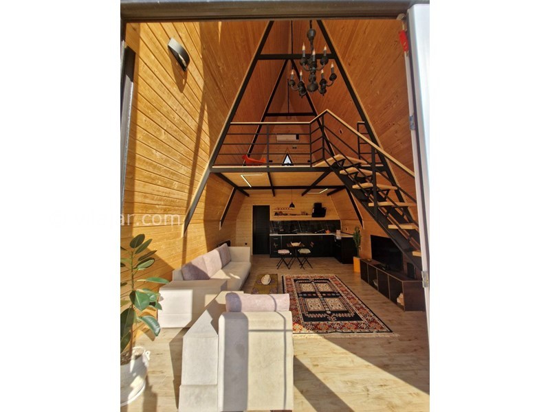 عکس شماره 852693 - اجاره کلبه چوبی در رضوانشهر گیلان - نمای ورودی کلبه بمانی