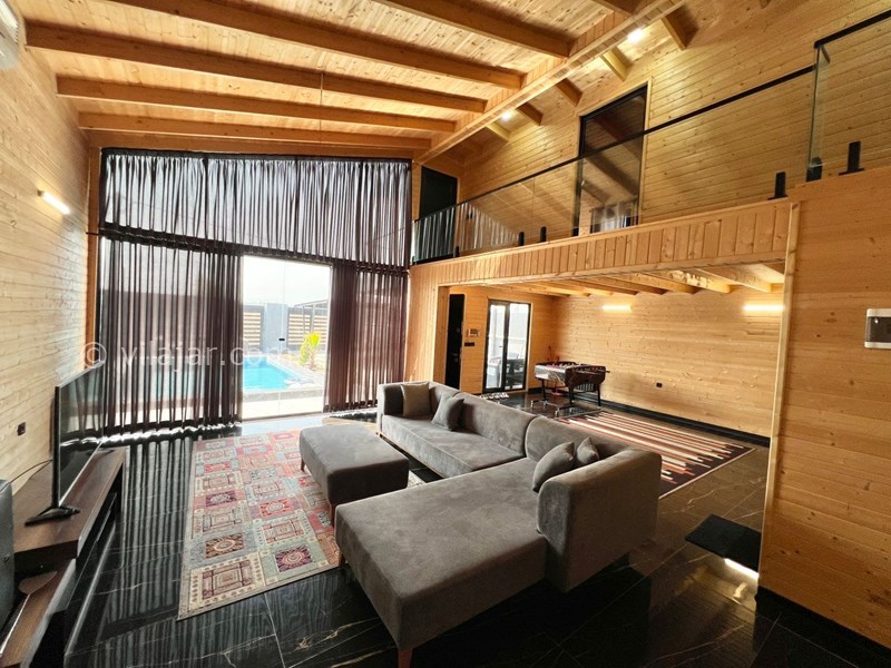 عکس شماره 852711 - اجاره ویلا چوبی با استخر روباز نور - 