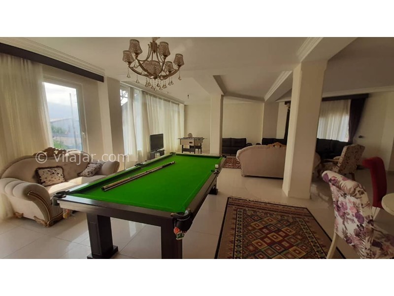 عکس شماره 856733 - ویلا استخردار دربست متل قو - پذیرایی با میز بیلیارد و فوتبال دستی