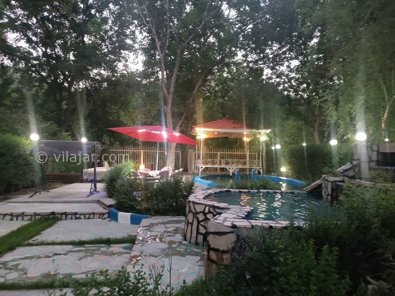 عکس شماره 867981 - اجاره ویلا باغ در سامان لب رودخانه - 