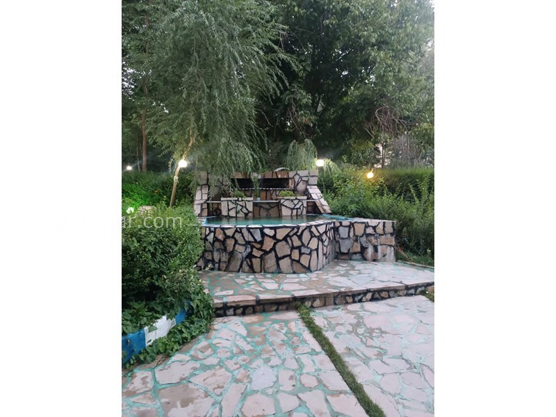 عکس شماره 867983 - اجاره ویلا باغ در سامان لب رودخانه - 