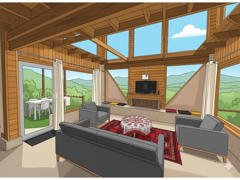 عکس شماره 871517 - اقامتگاه با استخر سرپوشیده کلاردشت - 