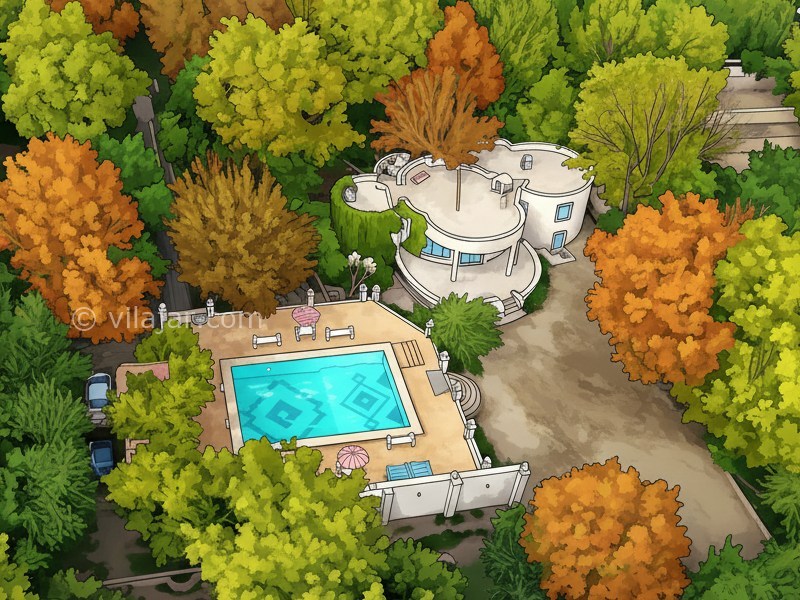 عکس شماره 871782 - اجاره ویلا با استخر آبگرم نزدیک کردان - 