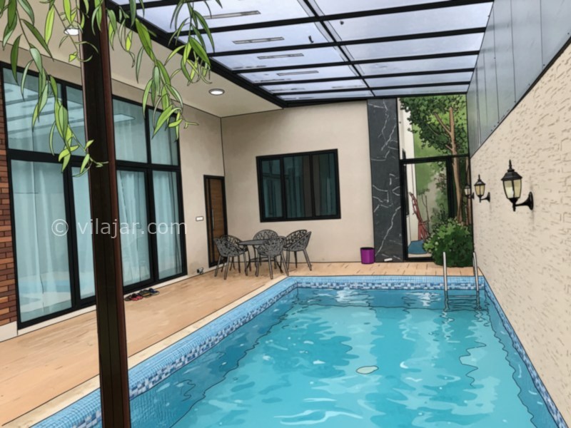 عکس شماره 872509 - اجاره ویلا استخر آبگرم نزدیک کردان - 