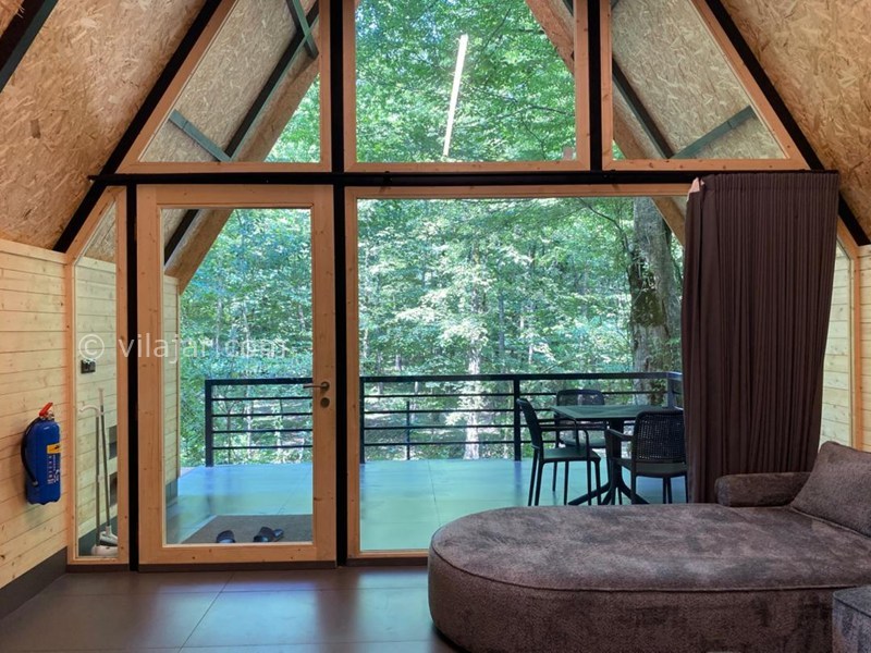 عکس شماره 874097 - اجاره کلبه چوبی جنگلی در رویان - 