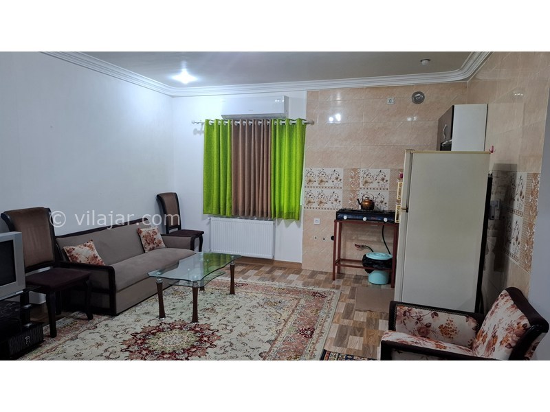 عکس شماره 874443 - اجاره ویلا چوبی در ماسال - هال واشپزخانه پایین