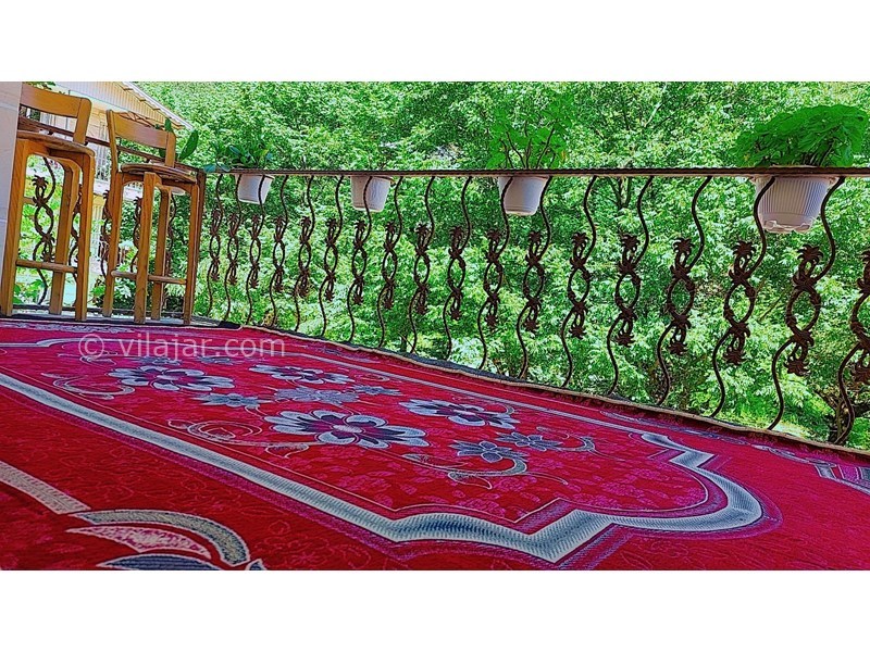 عکس شماره 874590 - اجاره اقامتگاه جنگلی در تالش - تراس ویلا