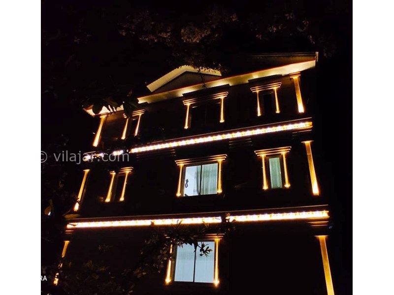 عکس شماره 874592 - اجاره اقامتگاه جنگلی در تالش - نمای شب ویلا