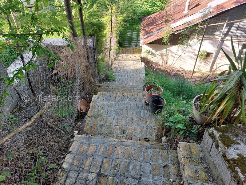 عکس شماره 877544 - اجاره ویلا سنتی در پل سفید فیروزکوه - پله های ورودی